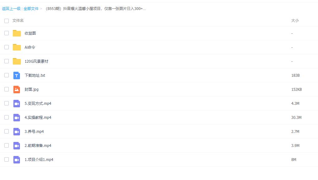 抖音爆火温馨小屋项目，仅靠一张图片日入300+，附保姆级教程