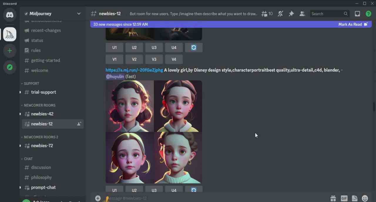 Midjourney V5 / ChatGPT终极文本到艺术图像精通课程：47节AI艺术生成课程，中英字幕全解析
