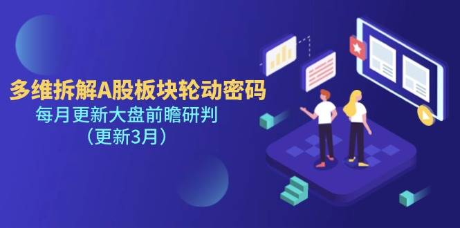 （无水印）多维拆解A股板块轮动密码，每月更新大盘前瞻研判（更新3月）