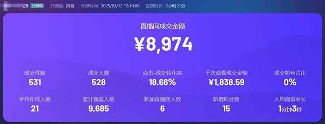 （无水印）靠不露脸读稿子直播，日入5000+，普通人直播带货的新风口，抖音破价直…