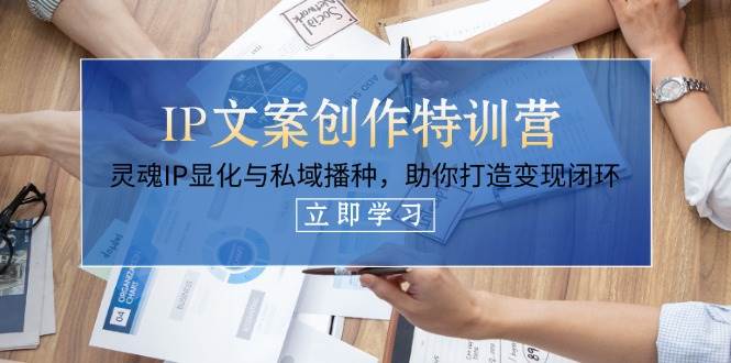 （无水印）IP文案创作特训营，灵魂IP显化与私域播种，助你打造变现闭环（14节课）