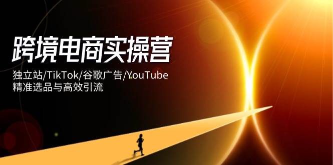 （无水印）跨境电商实操营：独立站/TikTok/谷歌广告/YouTube，精准选品与高效引流-创学笔记