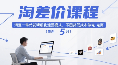 2025最新淘宝一件代发实战教程：零囤货低成本开店，1688货源合规运营全攻略（5月更新版）